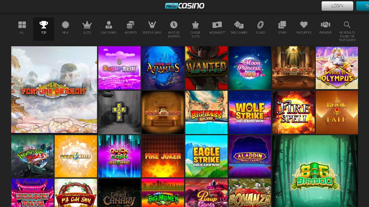 hello-casino-screenshot-of-game-selection